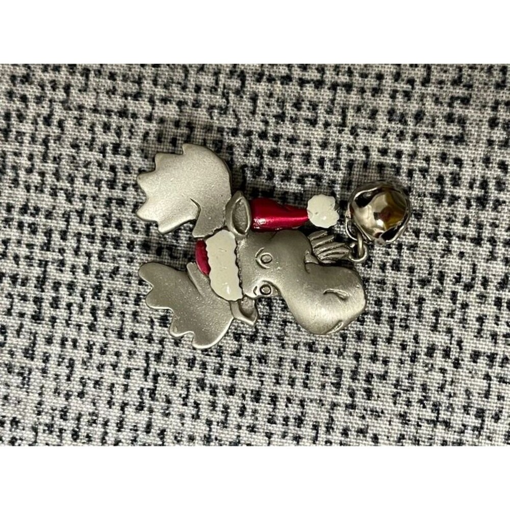 Christmas Moose Pin